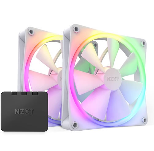 Ventilador NZXT F140 RGB Blanco (Pack de 2)