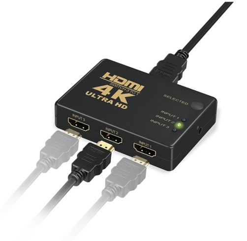 Switch Box AON HDMI 3 en 1 - AO-AD-2001