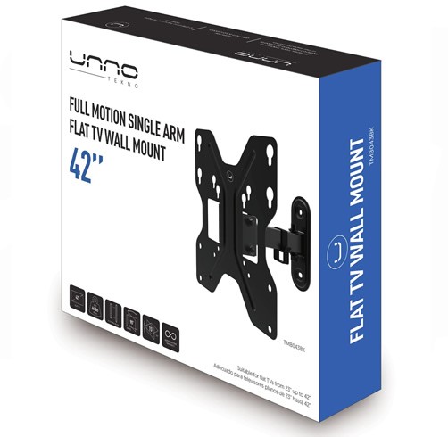 Montura UNNO TEKNO para TV - 42'' - TM8043BK