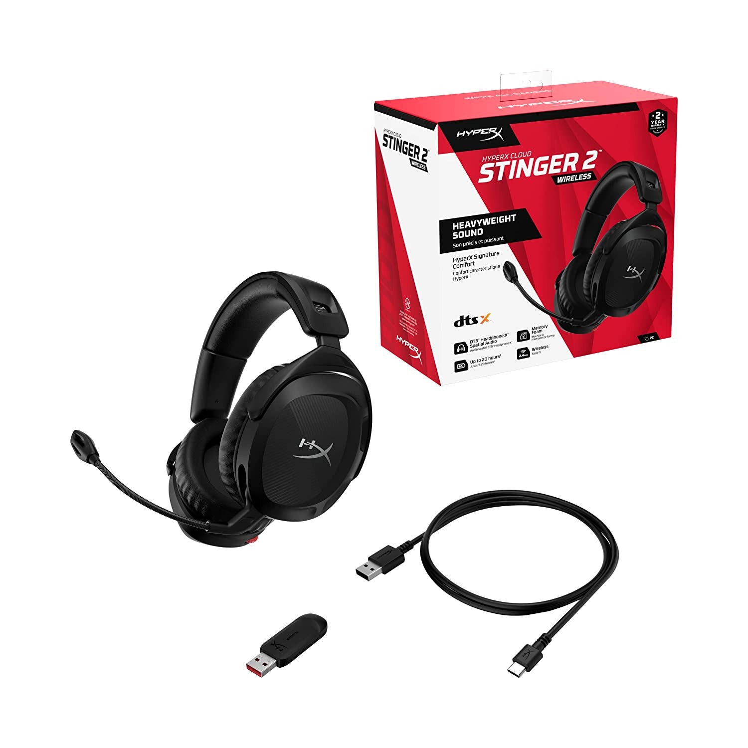 HyperX Cloud Stinger Core  WIRELESS White