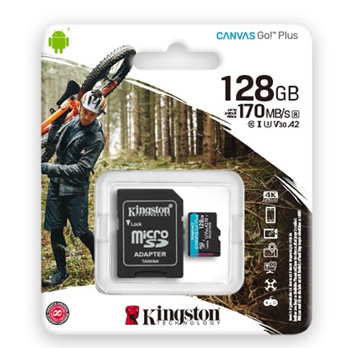 Kingston Canvas Select  Plus 128 GB MicroSD Clase 10