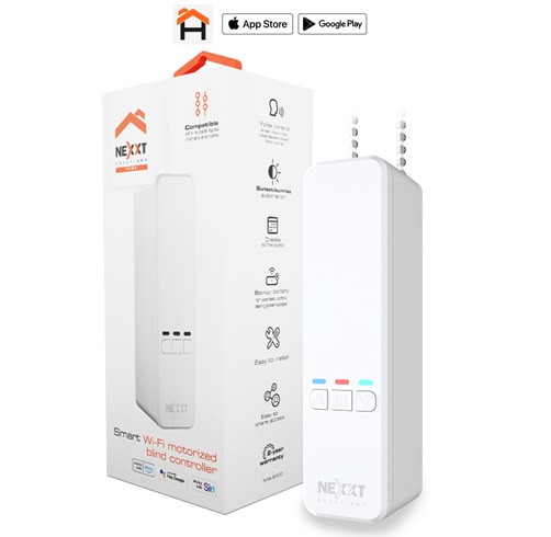 Controlador Nexxt inteligente motorizado para persianas Wi-Fi - NHA-B100