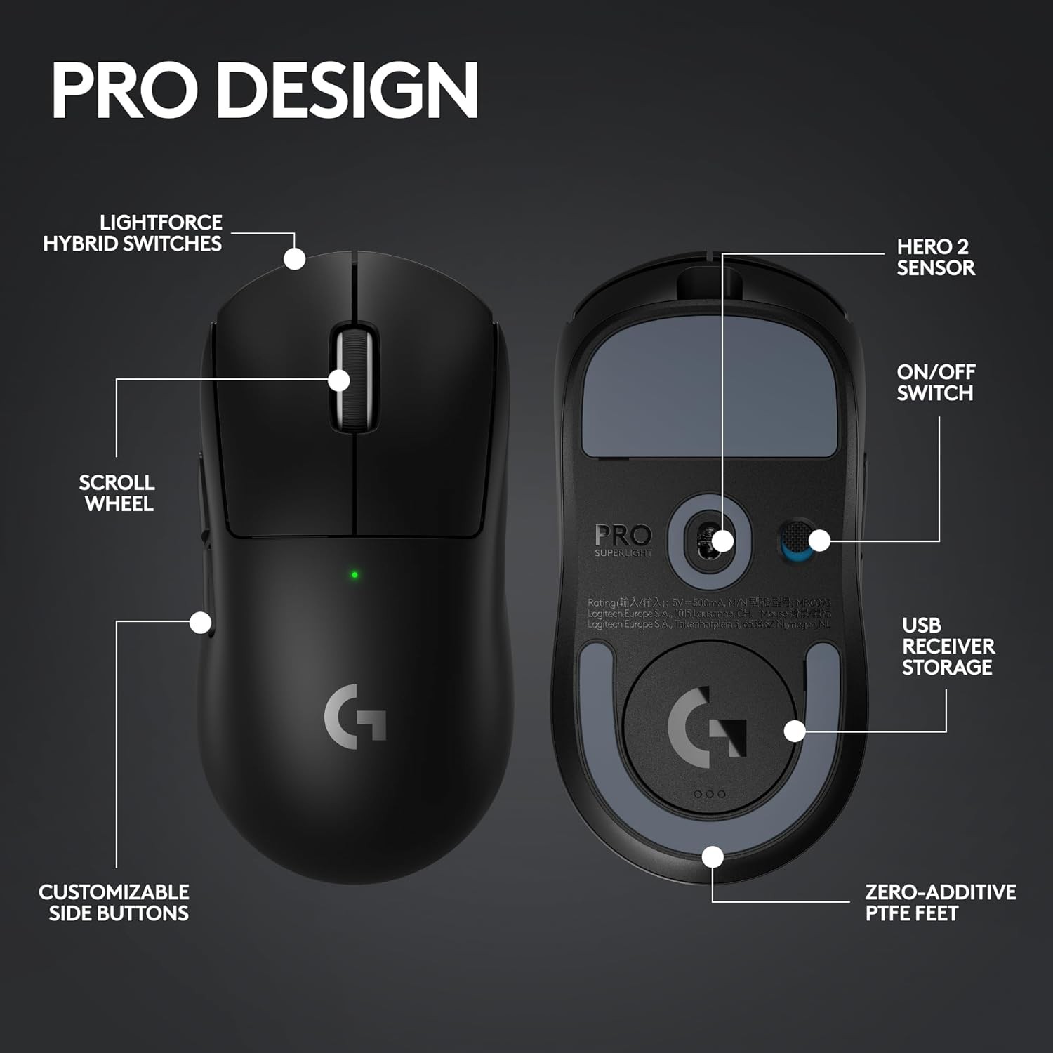 Logitech G PRO X SUPERLIGHT 2 LIGHTSPEED Wireless
