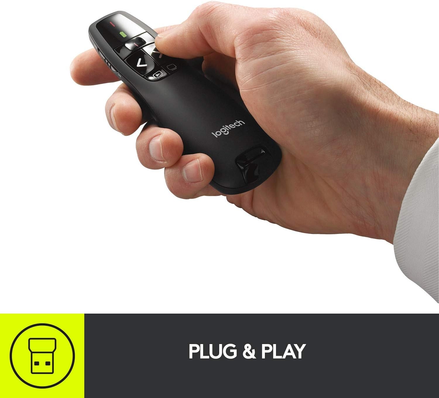Puntero Logitech R400 Laser Presentation Remote