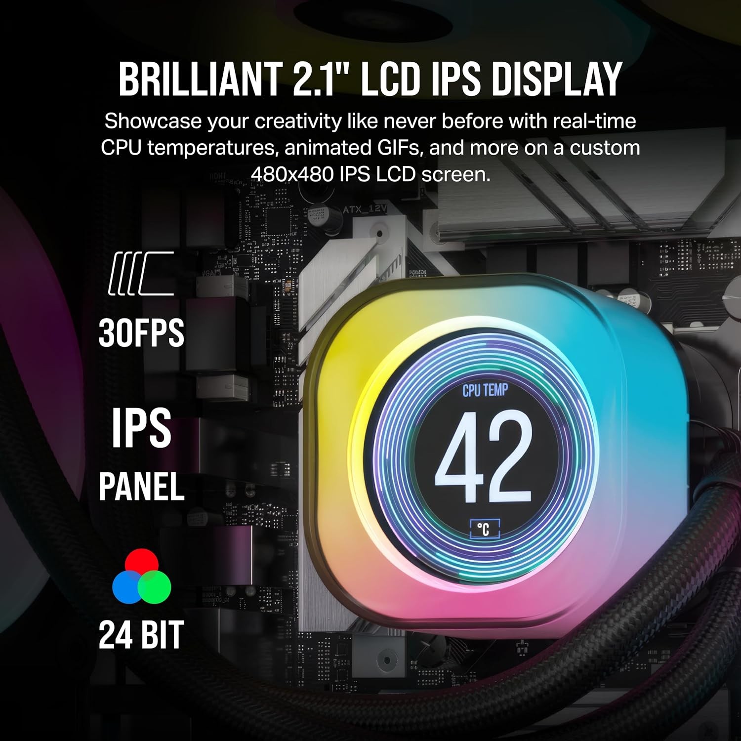 Corsair LCD Screen - AIO Modulo - Negro - CW-9061011-WW