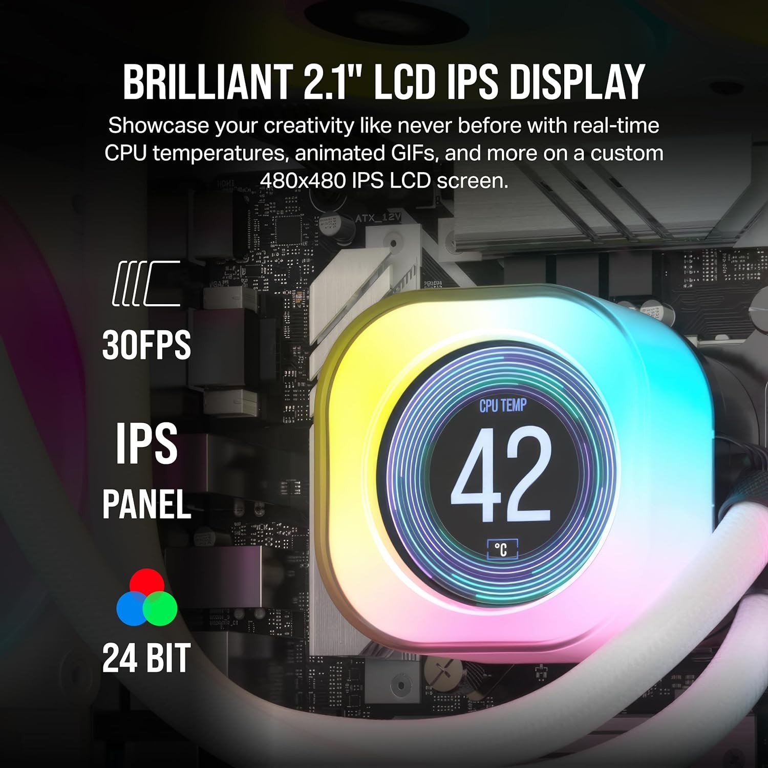 Corsair LCD Screen - AIO Modulo - Negro - CW-9061011-WW