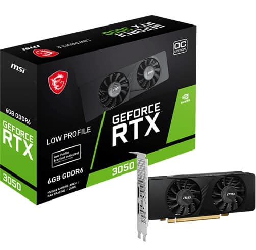 MSI Nvidia Geforce RTX 3050 Low Profile  6 GB
