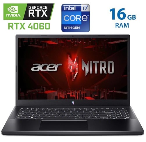 Acer Nitro  V15 - i7 13620H - RTX 4050-16GB- SSD