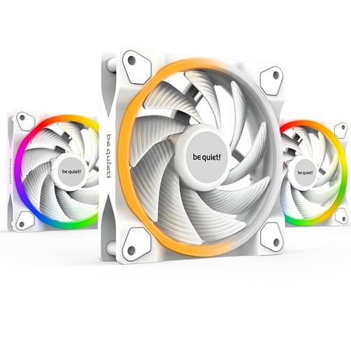 Be Quiet! LIGHT WINGS 140mm PWM  Blanco - (Pack de 3)