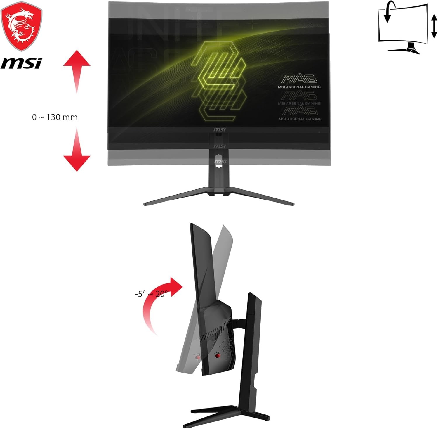 MSI MAG321CUP - 32" - 4K - 160Hz