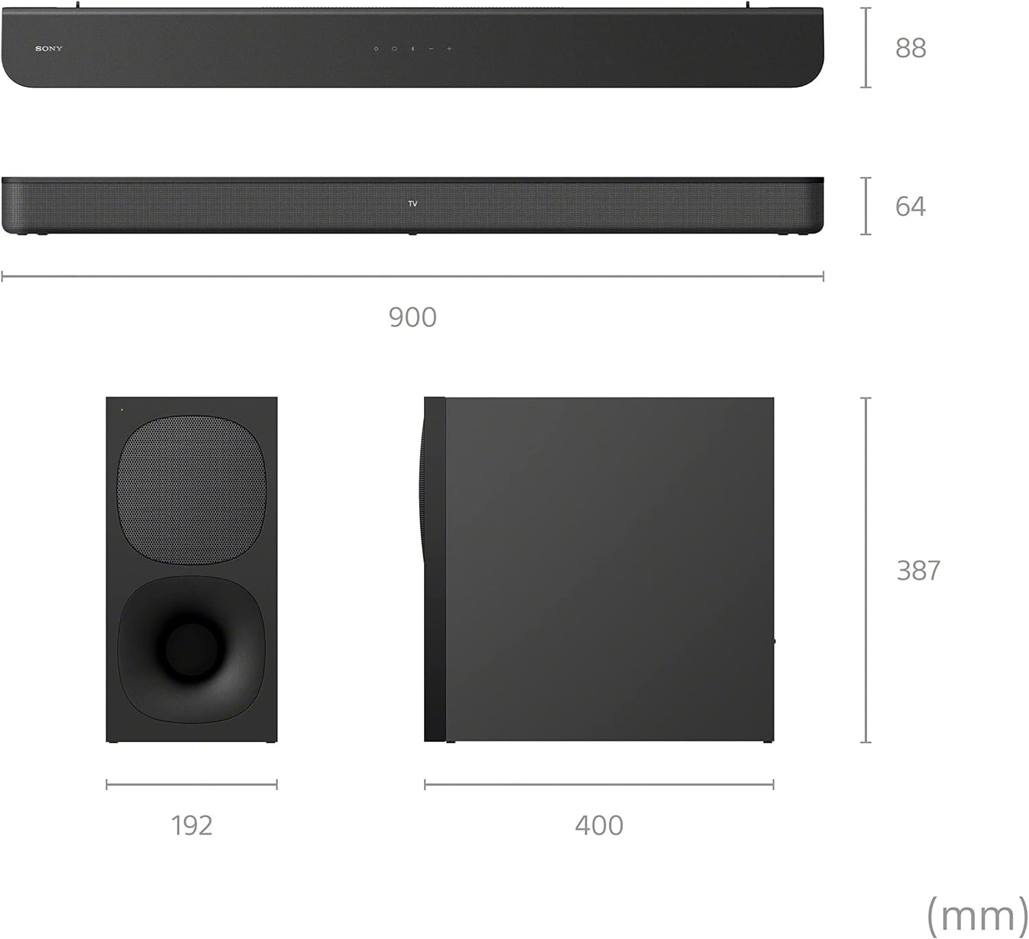 Barra de Sonido Sony - S400 - 2.1 - P13049789N