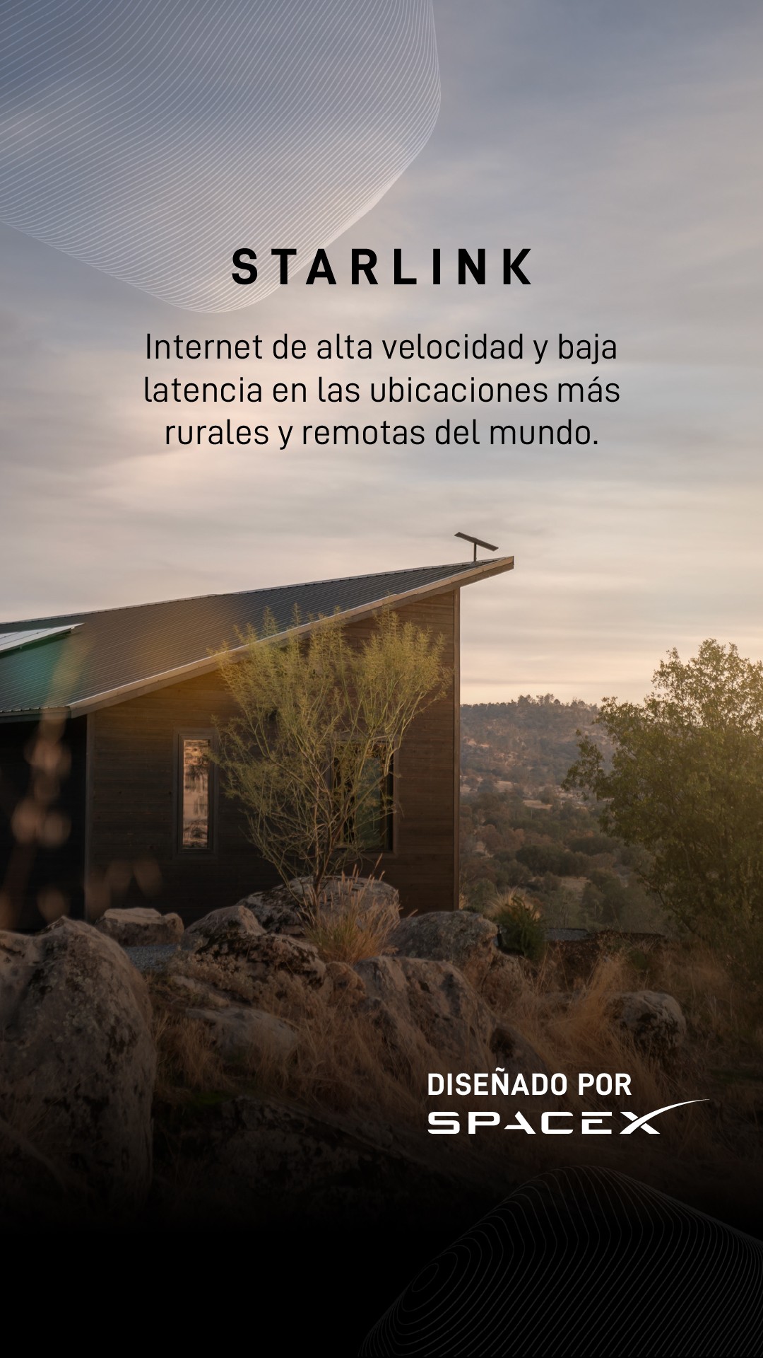 Sistema Starlink V4 kit de internet satelital estándar