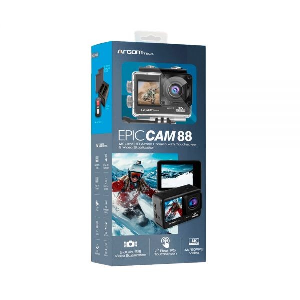 Camara Argom EpicCam 88 - 4k Ultra HD - TouchScreen  - ARG-AC-9188BK