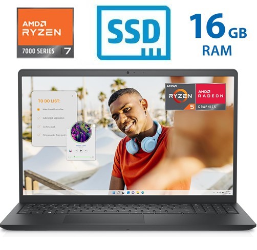 Dell Inspiron 15 3535 - Ryzen R7-7730U - 16GB-SSD