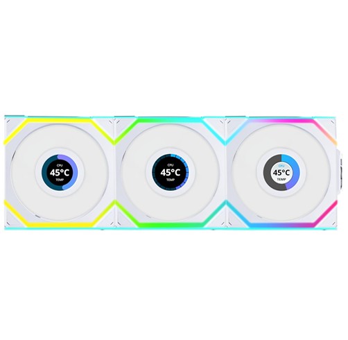 LianLi UniFan SL Wireless LCD 120 - 3 Pack- ARGB 