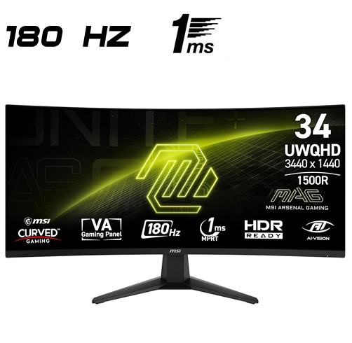 MSI MAG 346CQ - 34"  - VA -  1MS - 180Hz