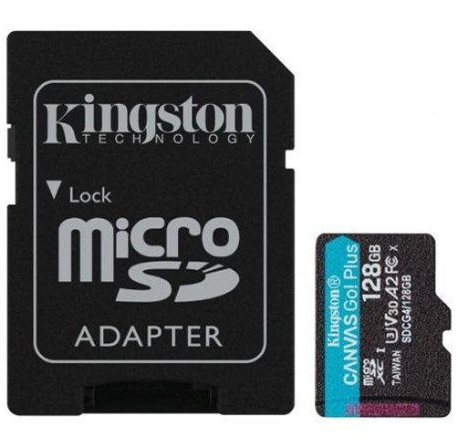 Micro SD Kingston Canvas Go Plus 128GB - SDCG4/128GB