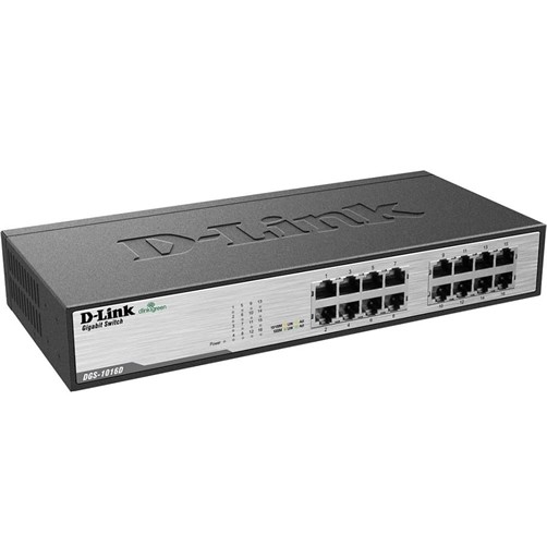 Switch D-Link Switch Gigabit de 16 Puertos - DGS-1016D