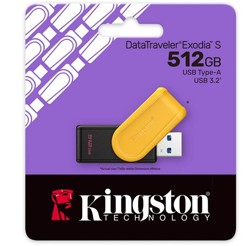 Kingston DataTraveler Exodia S 512GB USB Tipo A 3.2 - DTXS/512GB