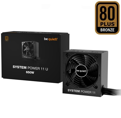 Be Quiet! System Power 11 U - 650W 80 Plus Bronze - PCIe 5.1 - BP011U2